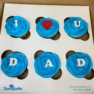 Love You Dad Cupcakes