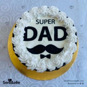 Super Dad's Frosty Bliss Cake